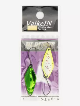 Блесна ValkeIN Hi Burst, 2.4 гр, IZU-04 Green Glow, Мультицвет