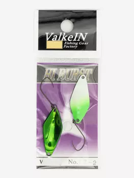 Блесна ValkeIN Hi Burst, 2.4 гр, IZU-02 Green Glow, Мультицвет