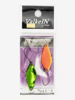 Блесна ValkeIN Hi Burst, 3.6 г, IZU-03 Red Glow, Мультицвет