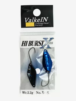 Блесна ValkeIn Hi Burst X-Ross, 2.2 гр, X-5, Мультицвет