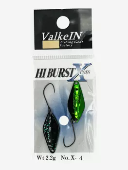 Блесна ValkeIn Hi Burst X-Ross, 2.2 гр, X-4, Мультицвет