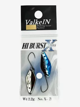 Блесна ValkeIn Hi Burst X-Ross, 2.2 гр, X-3, Мультицвет