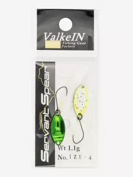 Блесна ValkeIN Servant Spear, 1.1 г, IZU-04 Green Glow, Мультицвет
