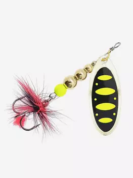 Блесна вращающаяся для рыбалки Mottomo Breeze Blade #3 14g Gold 13 для спиннинга. Вертушка на голавля, жереха, щуку, Мультицвет