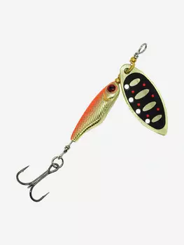 Блесна вращающаяся для рыбалки Mottomo Spin Blade #2+ 12g Gold 19 для спиннинга. Вертушка на голавля, жереха, щуку, Мультицвет