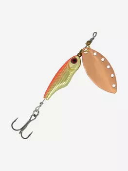 Блесна вращающаяся для рыбалки Mottomo Spin Blade #2+ 12g Copper для спиннинга. Вертушка на голавля, жереха, щуку, Золотой