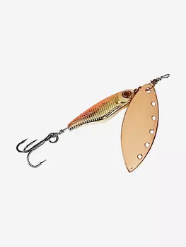 Блесна вращающаяся для рыбалки Mottomo Spin Blade #4 19g Copper для спиннинга. Вертушка на голавля, жереха, щуку, Золотой