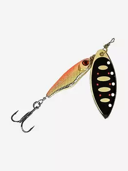 Блесна вращающаяся для рыбалки Mottomo Spin Blade #4 19g Gold 19 для спиннинга. Вертушка на голавля, жереха, щуку, Золотой