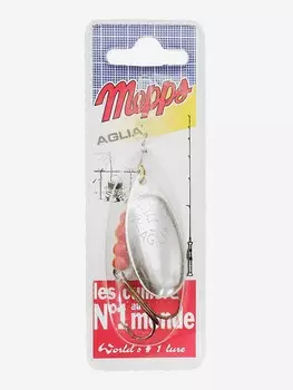Блесна вращающаяся MEPPS "Aglia AG" №5 (13 г) блистер, Серебряный