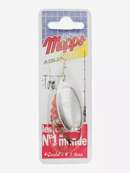 Блесна вращающаяся MEPPS "Aglia AG" №5 (13г) блистер, Серебряный