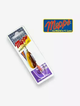 Блесна вращающаяся MEPPS Aglia Brown Trout №4 9 г. Приманка на форель, щуку, окуня, Золотой
