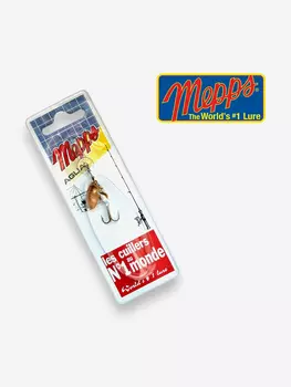 Блесна вращающаяся MEPPS Aglia CU №0 2,5 г. Приманка на щуку, окуня, форель, Красный