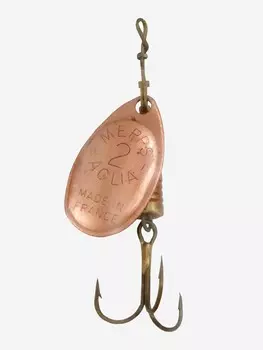 Блесна вращающаяся MEPPS "Aglia CU" №2 (4.5 г) блистер, Красный