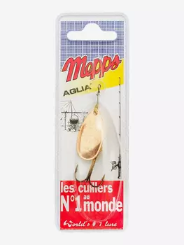 Блесна вращающаяся MEPPS "Aglia CU" №3 (6,5г) блистер, Красный