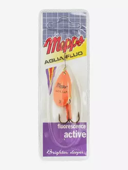 Блесна вращающаяся MEPPS "Aglia FLUO ORANGE" №3 (6,5г) блистер, Оранжевый