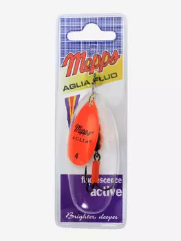 Блесна вращающаяся MEPPS "Aglia FLUO ORANGE" №4 (9 г) блистер, Оранжевый