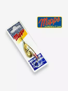 Блесна вращающаяся MEPPS Aglia Long Cast OR №4 17 г. Приманка на щуку, окуня, жереха, Золотой