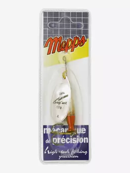 Блесна вращающаяся MEPPS "Aglia LongCast AG" №4 (17г) блистер, Серебряный