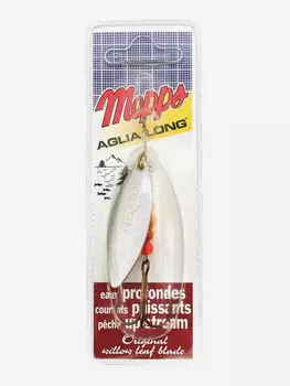 Блесна вращающаяся MEPPS "Aglia Longue AG" №3 (11.5 г) блистер, Серебряный