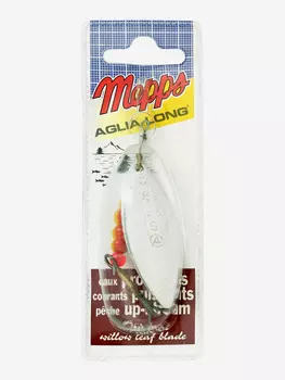 Блесна вращающаяся MEPPS "Aglia Longue AG" №4 (17г) блистер, Серебряный