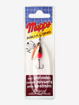 Блесна вращающаяся MEPPS "Aglia Longue CU" №0 (2.5 г) блистер, Красный