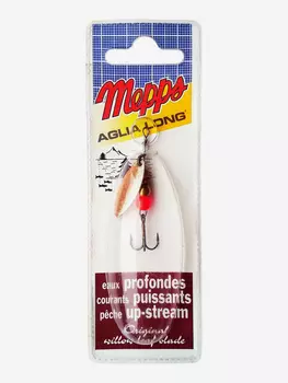 Блесна вращающаяся MEPPS "Aglia Longue CU" №0 (2,5г) блистер, Красный