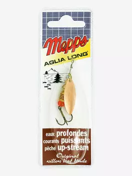 Блесна вращающаяся MEPPS "Aglia Longue CU" №1 (4.5 г) блистер, Красный