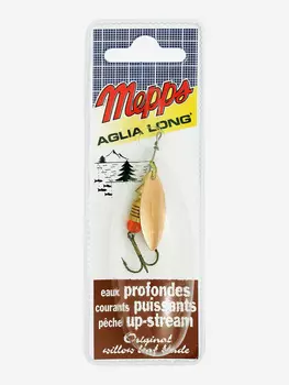 Блесна вращающаяся MEPPS "Aglia Longue CU" №1 (4,5г) блистер, Красный