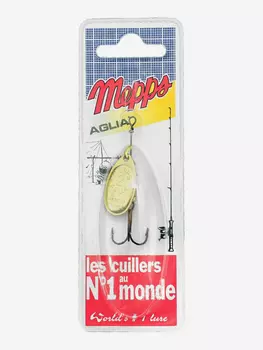 Блесна вращающаяся MEPPS "Aglia OR" №2 (4,5г) блистер, Золотой