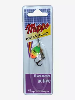 Блесна вращающаяся MEPPS "Aglia OR/TIGER" №1 (3.5 г) блистер, Золотой