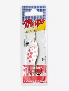 Блесна вращающаяся MEPPS "Aglia PTS Rouges AG" №4 (9 г) блистер, Серебряный