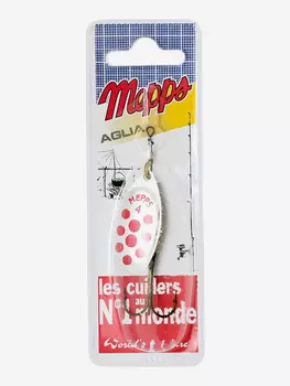 Блесна вращающаяся MEPPS "Aglia PTS Rouges AG" №4 (9г) блистер, Серебряный