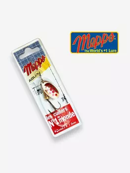 Блесна вращающаяся MEPPS Aglia PTS Rouges CU №3 6,5 г. Приманка на щуку, окуня, форель, Красный