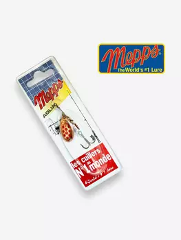 Блесна вращающаяся MEPPS Aglia PTS Rouges CU №2 4,5 г. Приманка на щуку, окуня, форель, Красный