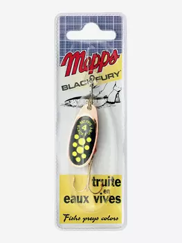 Блесна вращающаяся MEPPS "Black Fury CHART CU" №4 (8г) блистер, Красный