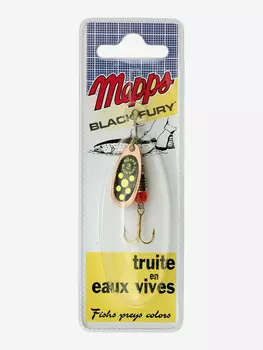 Блесна вращающаяся MEPPS "Black Fury CHART CU" №2 (4,5г) блистер, Красный