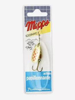 Блесна вращающаяся MEPPS "Comet PTS Rouges OR" №2 (4.5 г) блистер, Золотой
