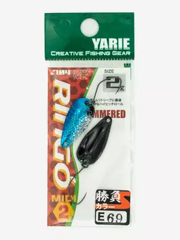 Блесна YARIE №704 RINGO MIDI 2 HAMMERED 2.0гр цвет E69, Мультицвет