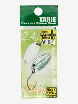 Блесна YARIE №708 T-FRESH 2.4гр цвет V6, Мультицвет