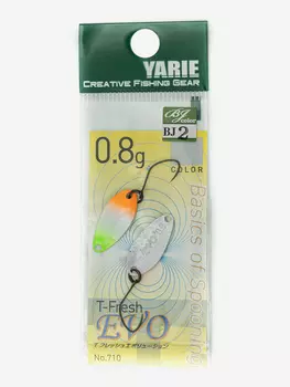 Блесна YARIE №710 T-FRESH EVO 0.8гр цвет BJ-2, Мультицвет