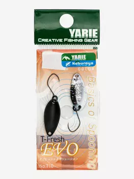 Блесна Yarie №710 T-Fresh EVO, 1.1 г, Agony White 2, Мультицвет