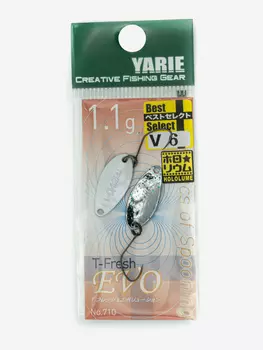Блесна YARIE №710 T-FRESH EVO 1.1гр цвет V6, Мультицвет