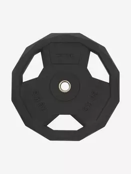 Блин чугунный обрезиненный KETTLER 20 кг, Черный