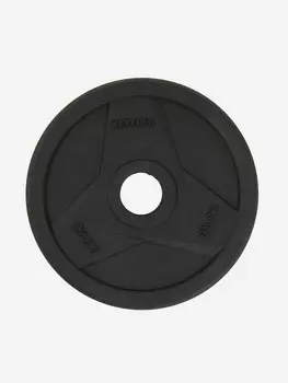 Диск чугунный обрезиненный KETTLER, 2.5 кг, Черный