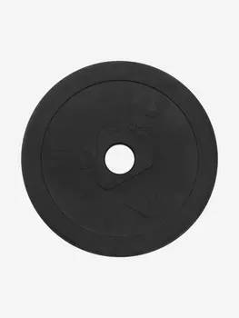 Диск 5 кг чугунный обрезиненный Torneo, Черный