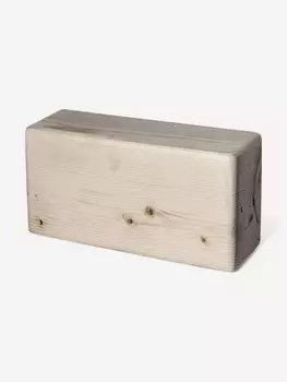 Блок для йоги BODHI Муладхара, бежевый из дерева, Бежевый