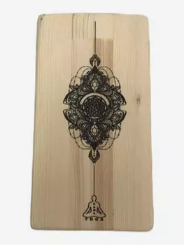 Блок для йоги BODHI Сахасрара, бежевый из дерева, Бежевый