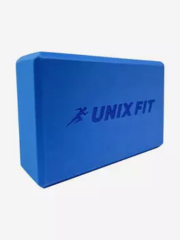 Блок для йоги и фитнеса UNIX Fit 200g голубой, 23 х 15 х 7 см - 1 шт., Голубой