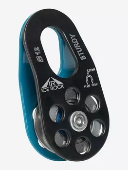 Блок – ролик стальной с подшипником Sturdy, Черный