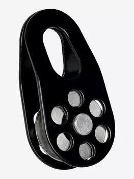 Блок - ролик стальной с подшипником VERTICAL, Черный